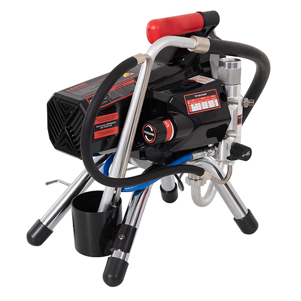 Wenbro Hire Electric Airless Paint Sprayer on a stand