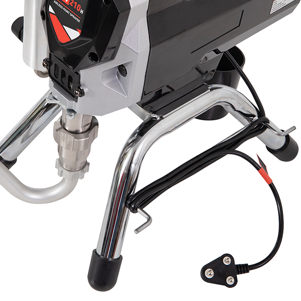 Wenbro Hire Electric Airless Paint Sprayer on a stand with three-prong South African plug