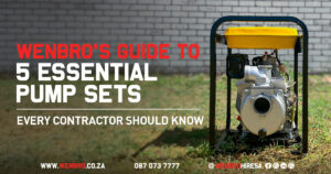 Wenbro’s Guide to 5 Essential Pump Sets Every Contractor Should Know