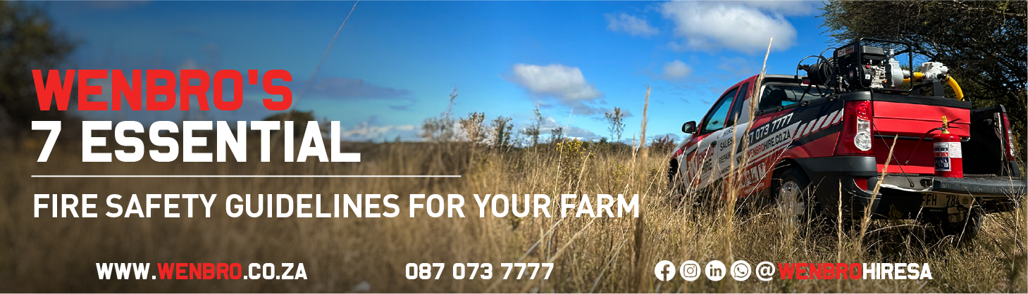 Wenbro's Mobile Fire Fighter (Bakkie Sakkie) in Dry Grass